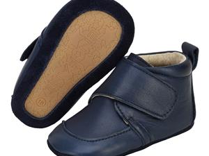 Enfant Baby leather schoentjes blauw